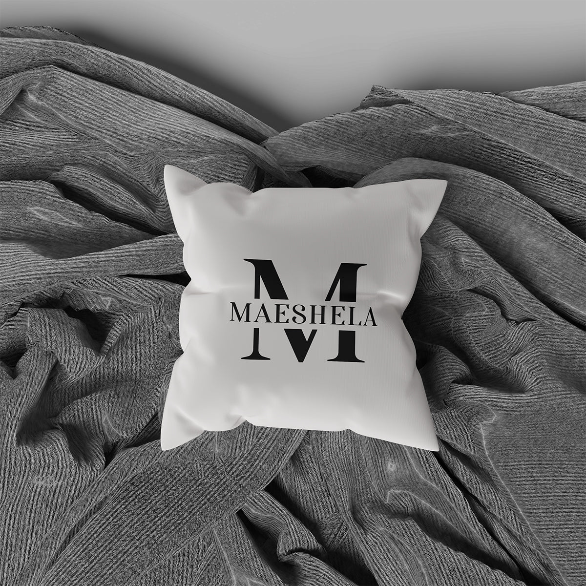 Personalised Scatter Cushion - Name + Initial