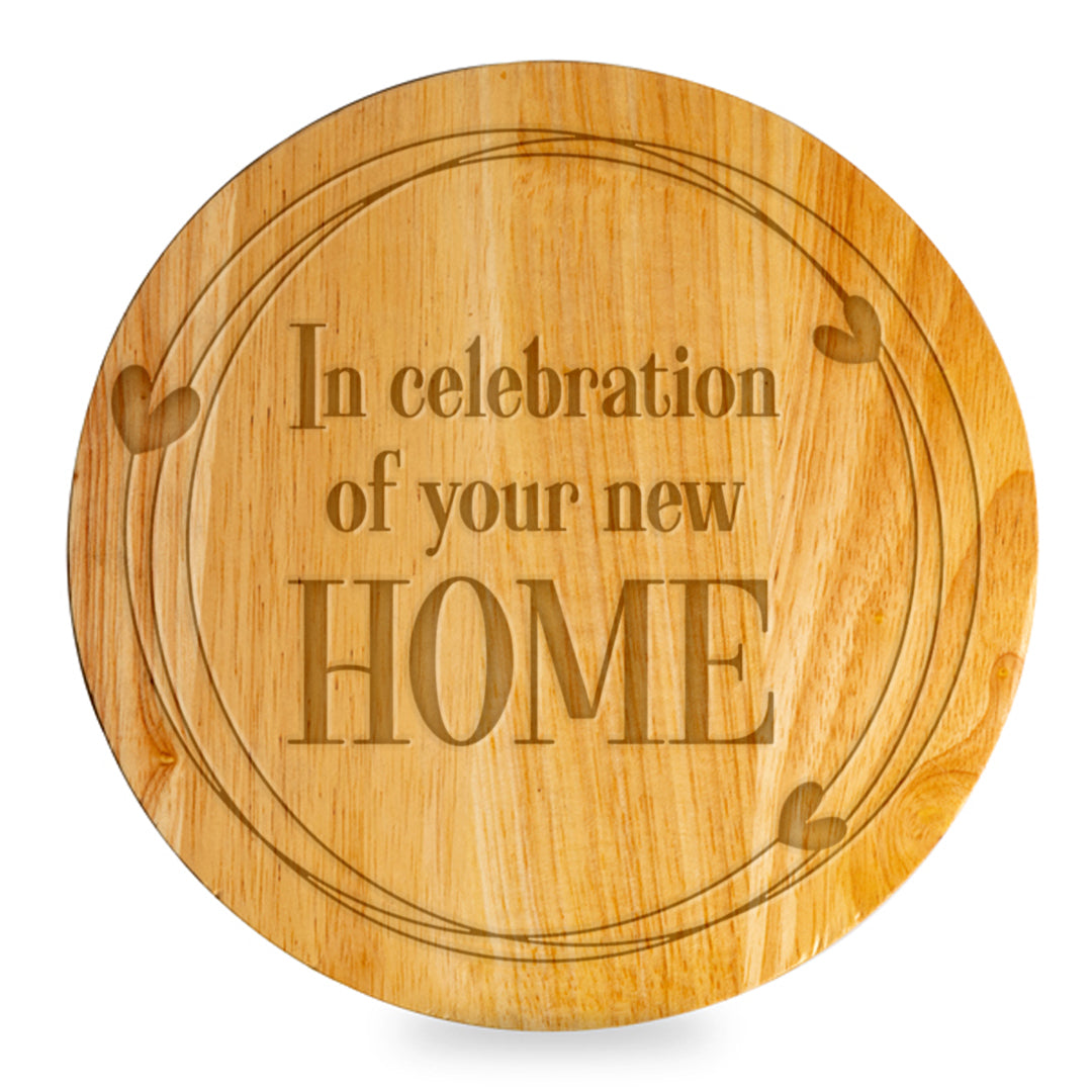 Personalized Ava Cheese Board Set Message