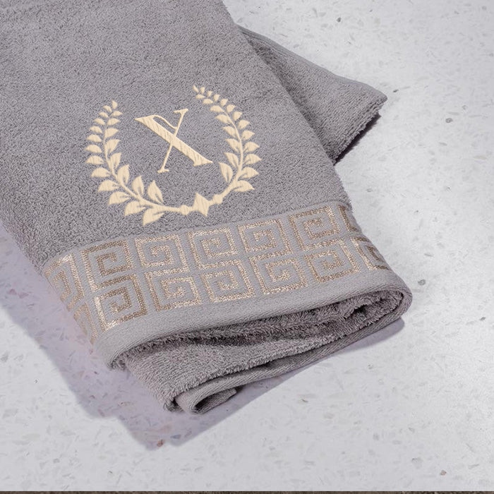 Personalised Personalised Deluxe Bath Towel Leafy Bath