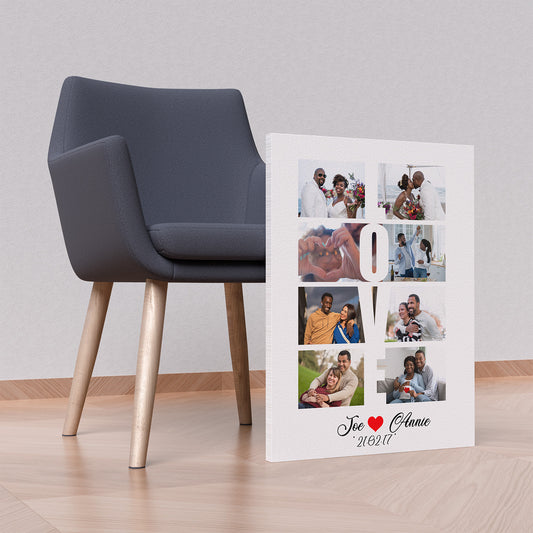 Personalised Canvas - Love + Name