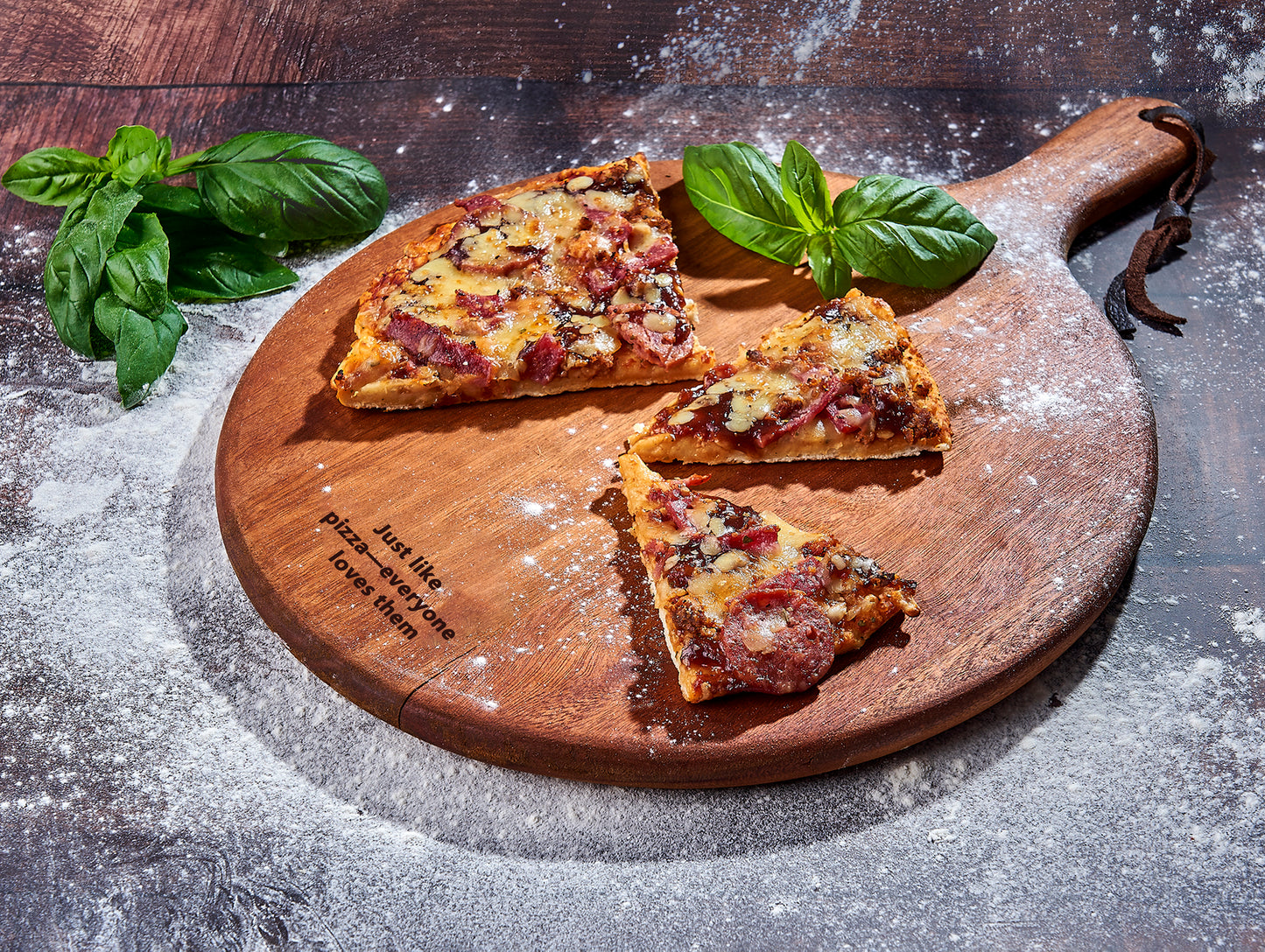Heritage Round Wooden Paddle - Just like Pizza