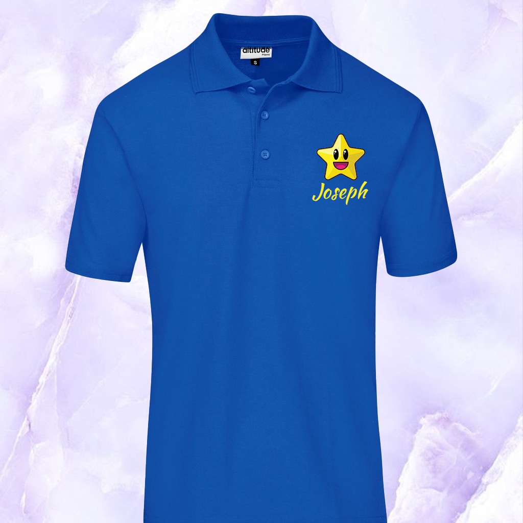 Kids Star Golf Shirt