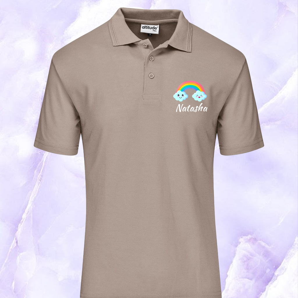 Kids Rainbow Golf Shirt