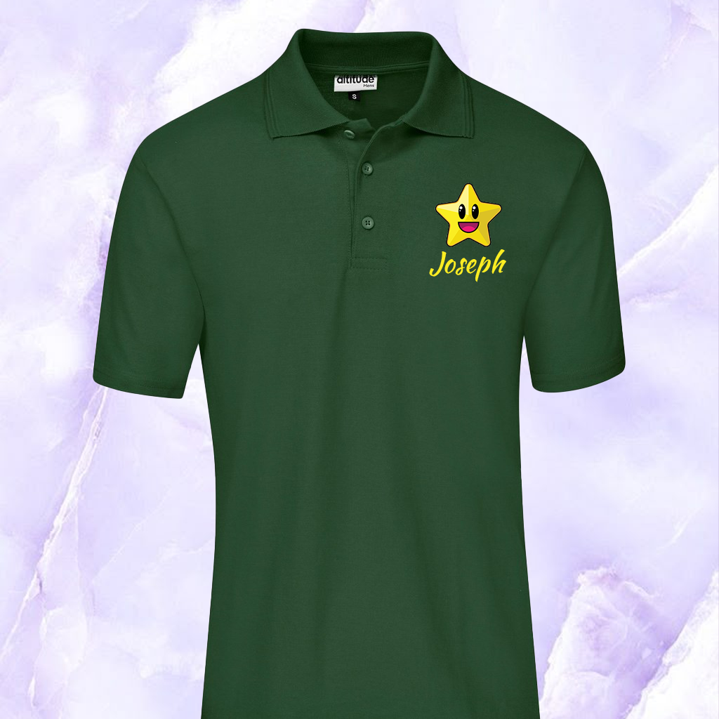 Kids Star Golf Shirt