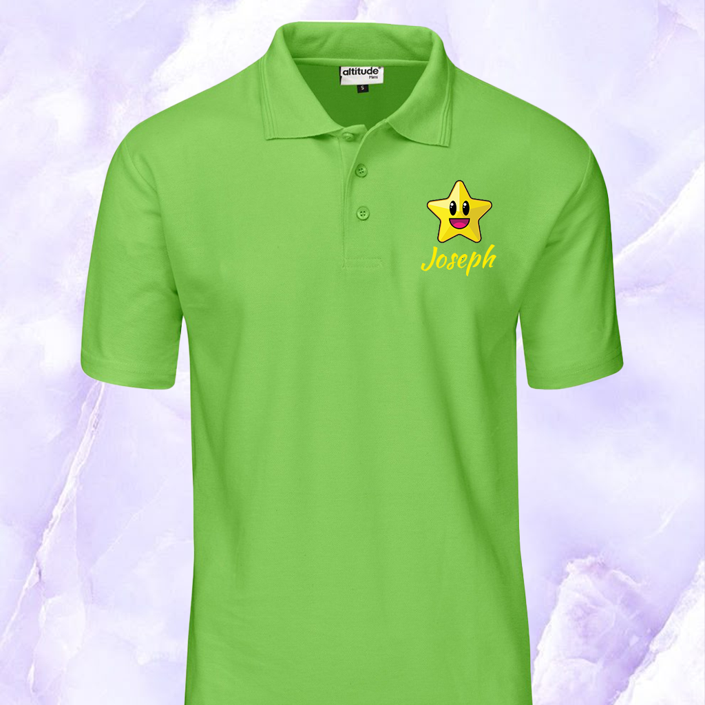 Kids Star Golf Shirt