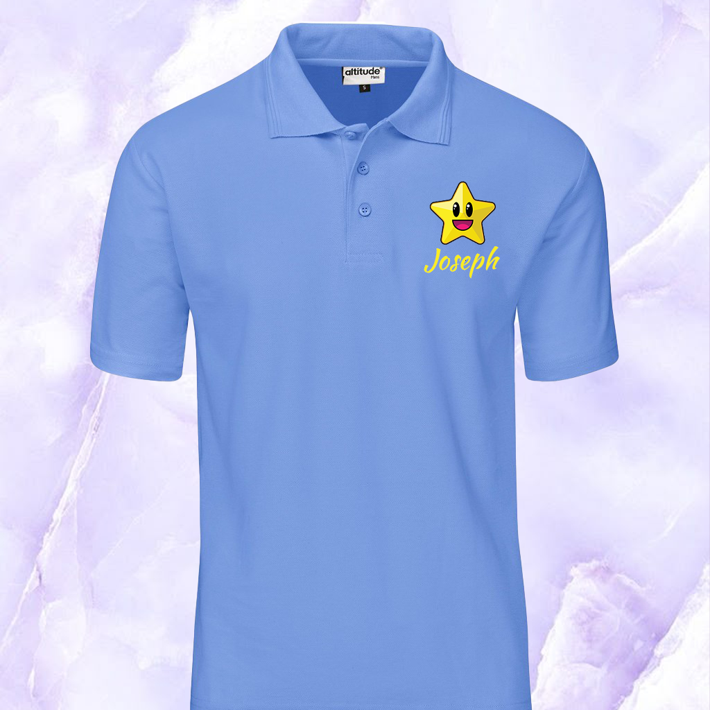 Kids Star Golf Shirt