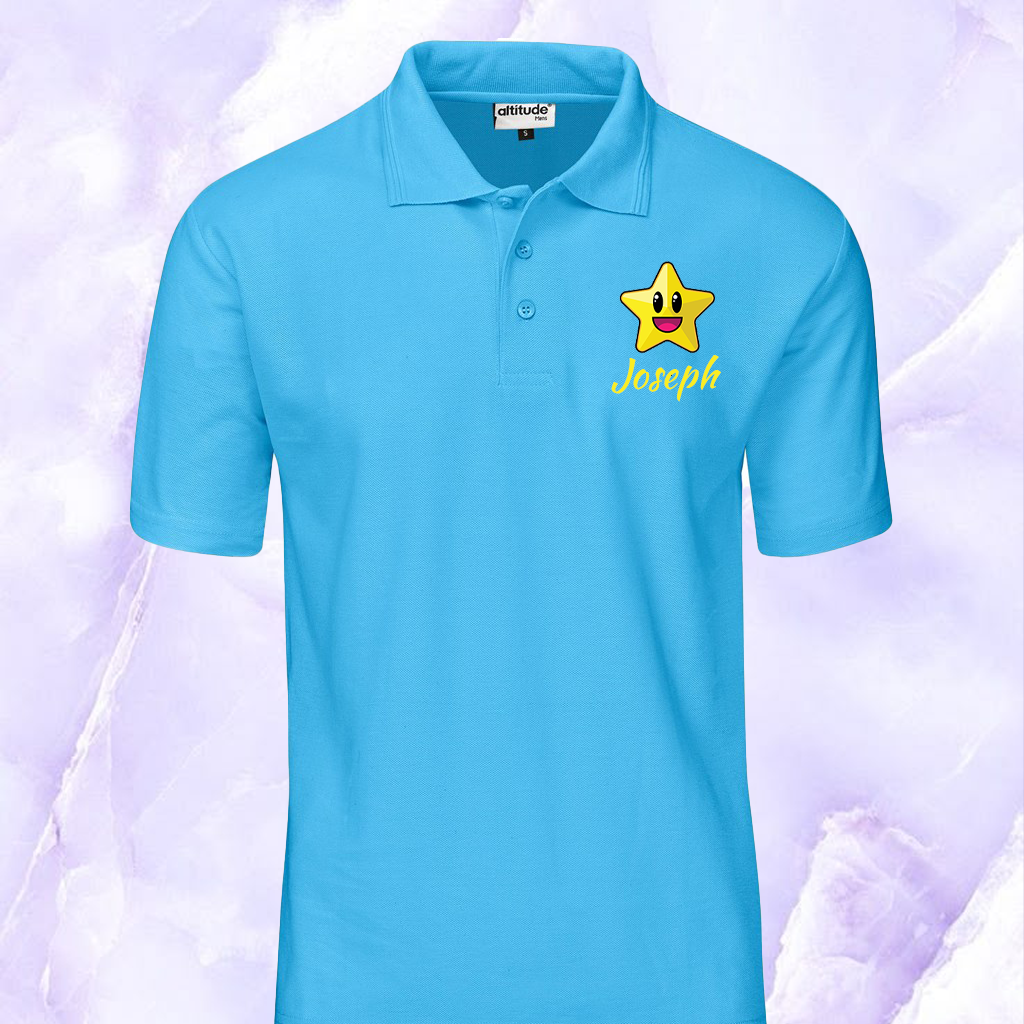 Kids Star Golf Shirt