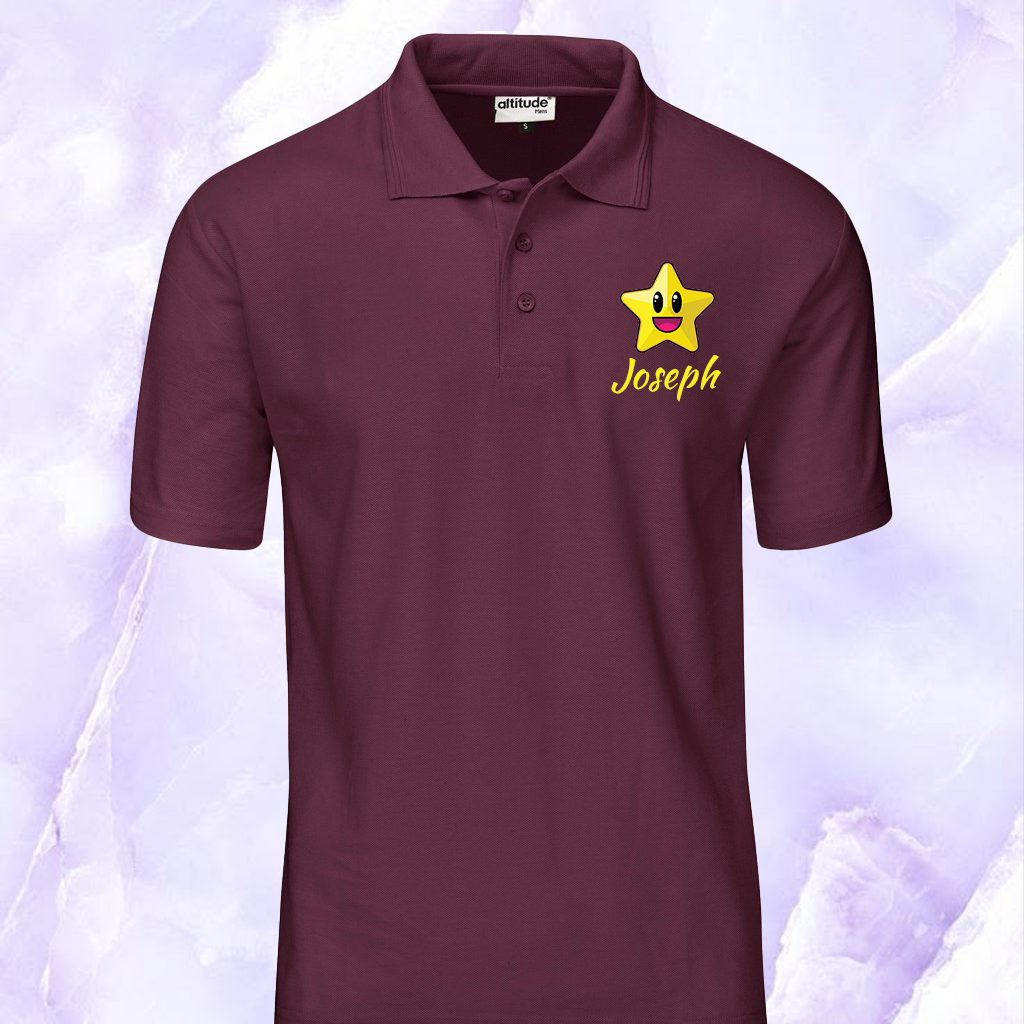 Kids Star Golf Shirt