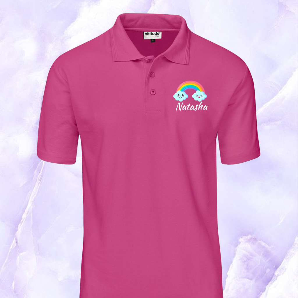 Kids Rainbow Golf Shirt