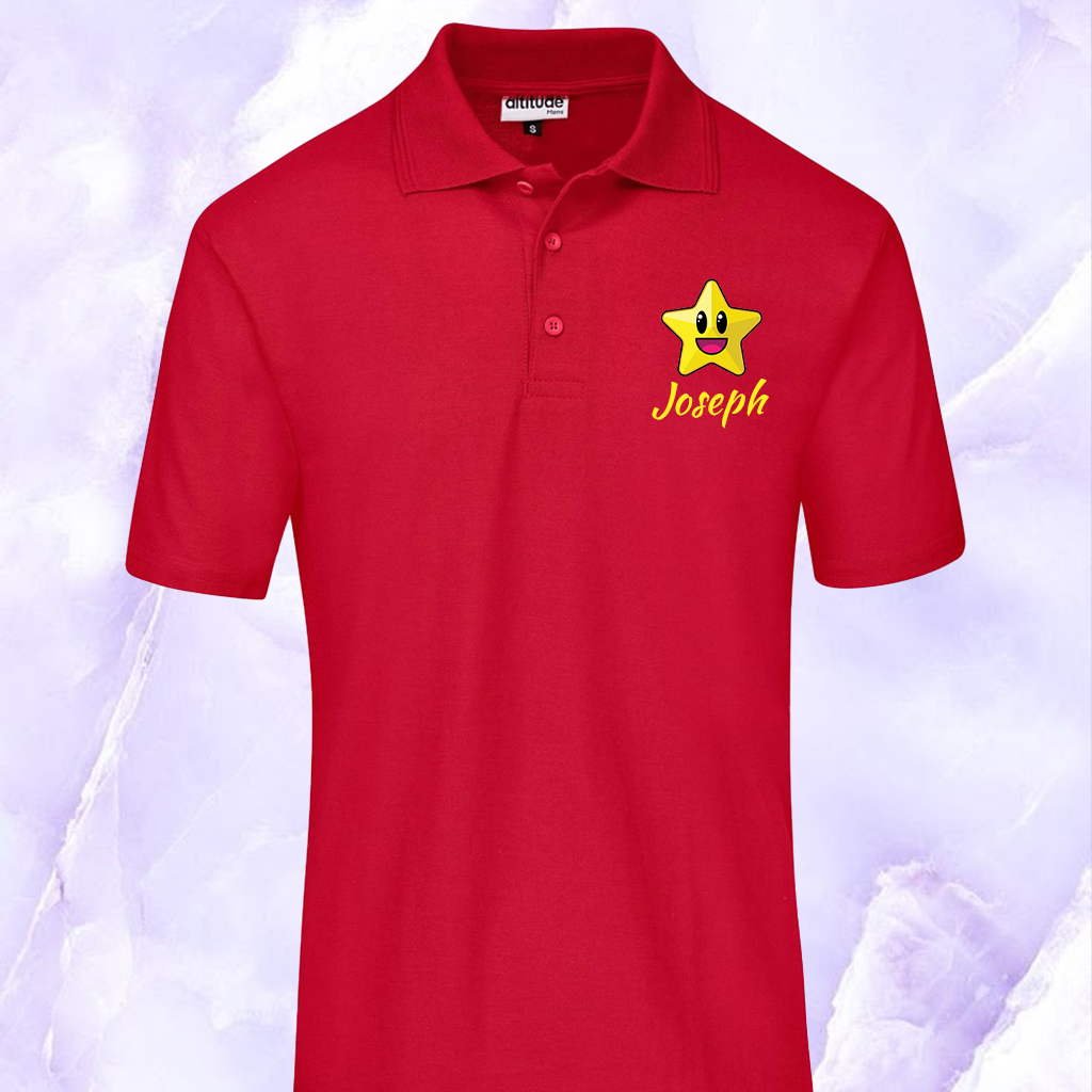 Kids Star Golf Shirt