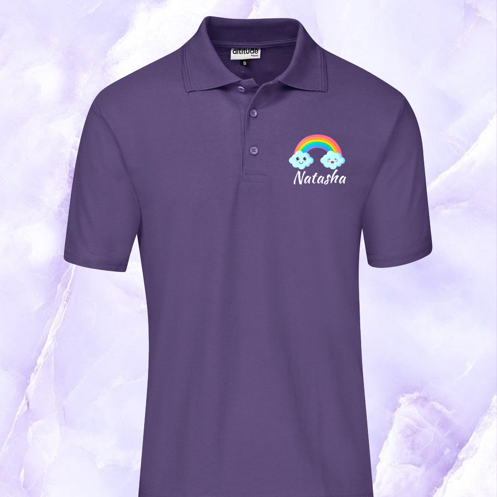 Kids Rainbow Golf Shirt