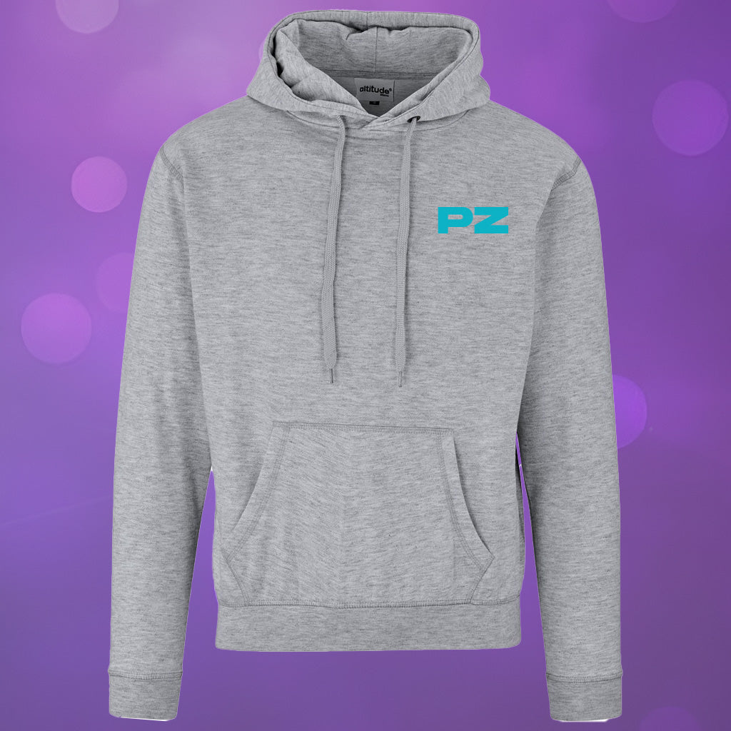 Kids Essential Hooded Sweater - Blue Initials