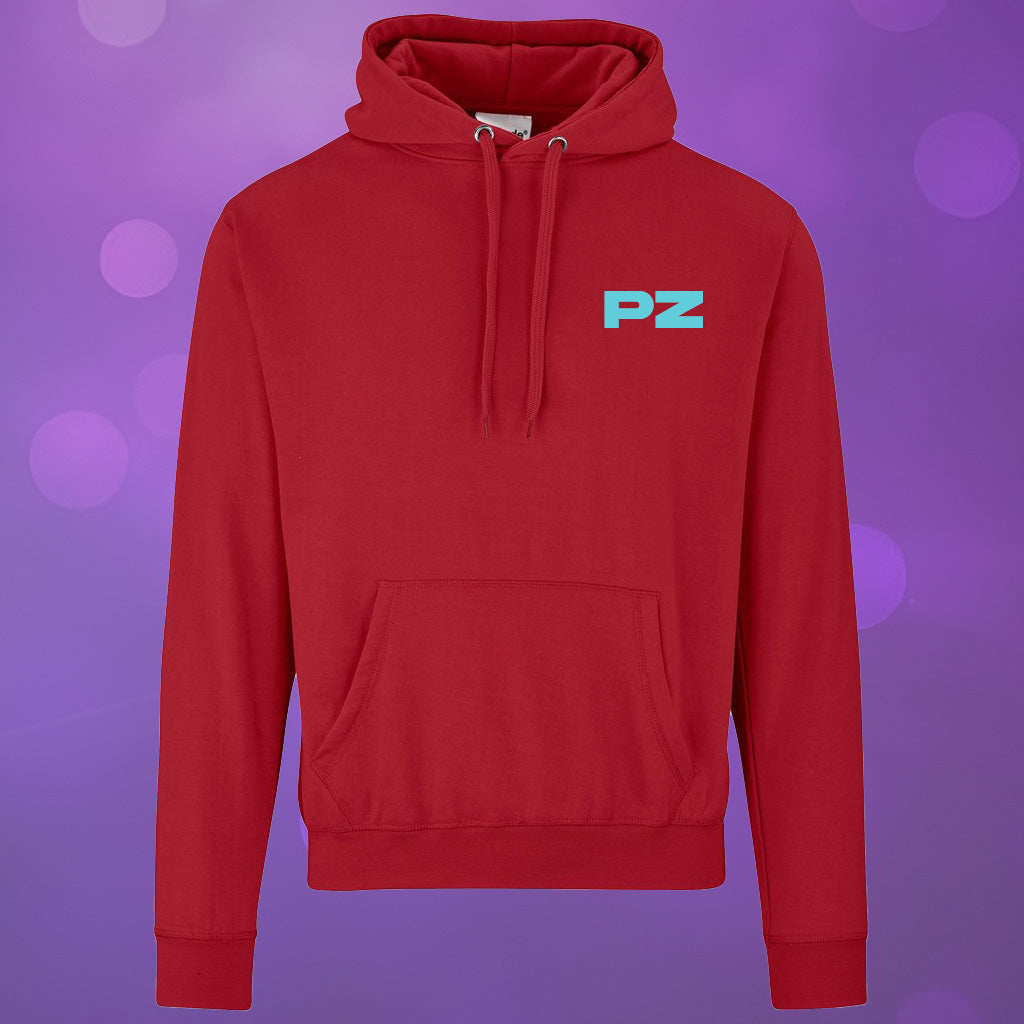 Kids Essential Hooded Sweater - Blue Initials
