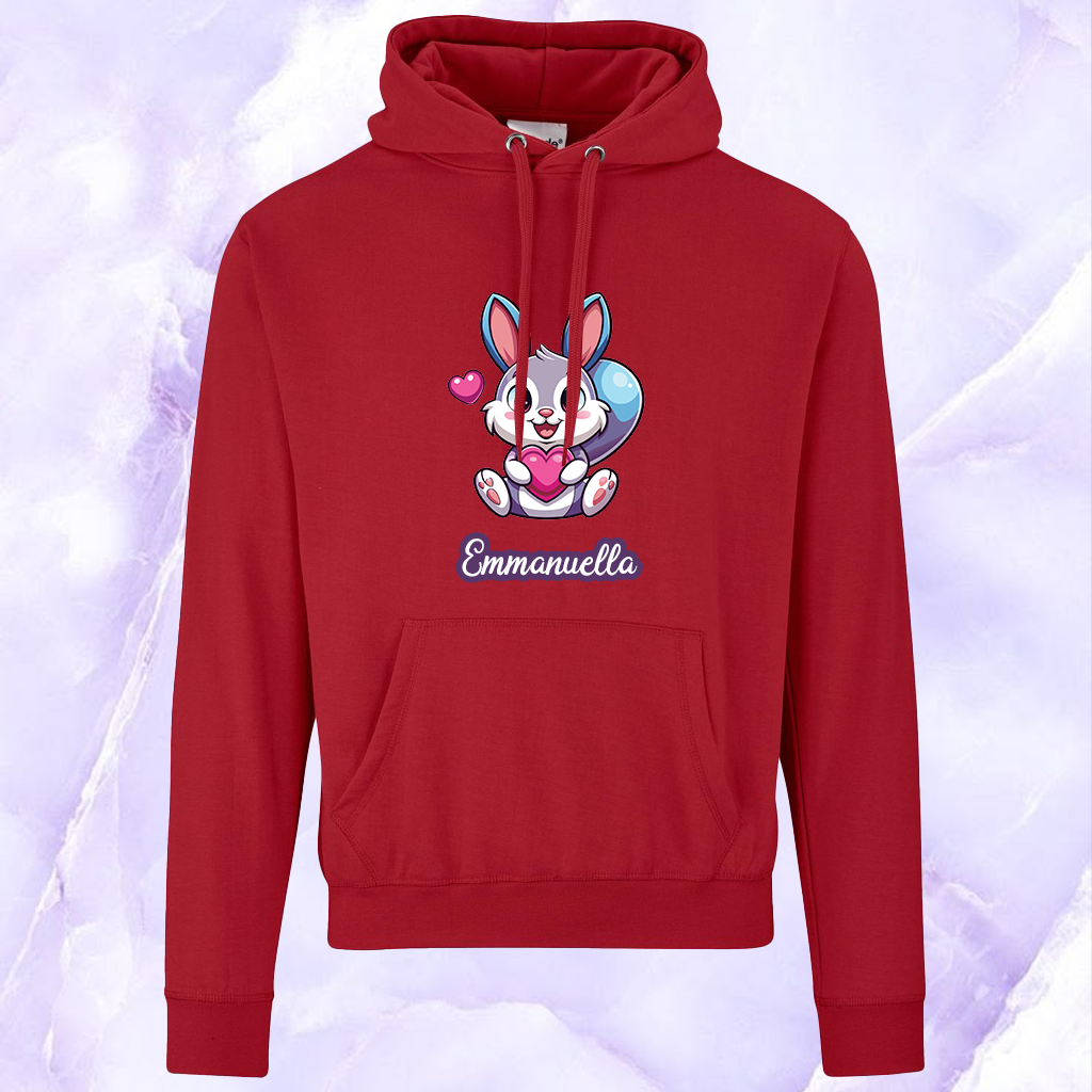 Personalised Bunny Hooded Sweater