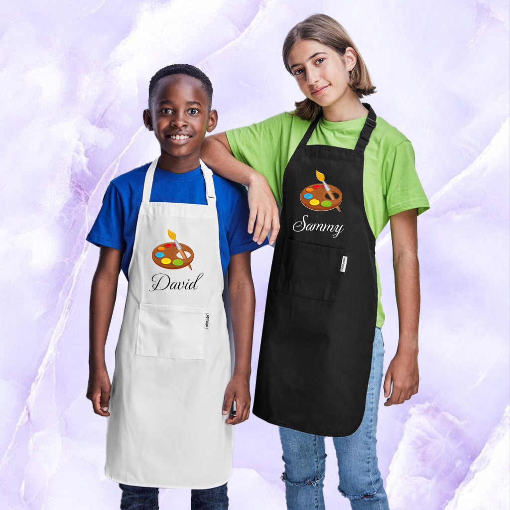 Kids Paint Art Trickle Bib Apron