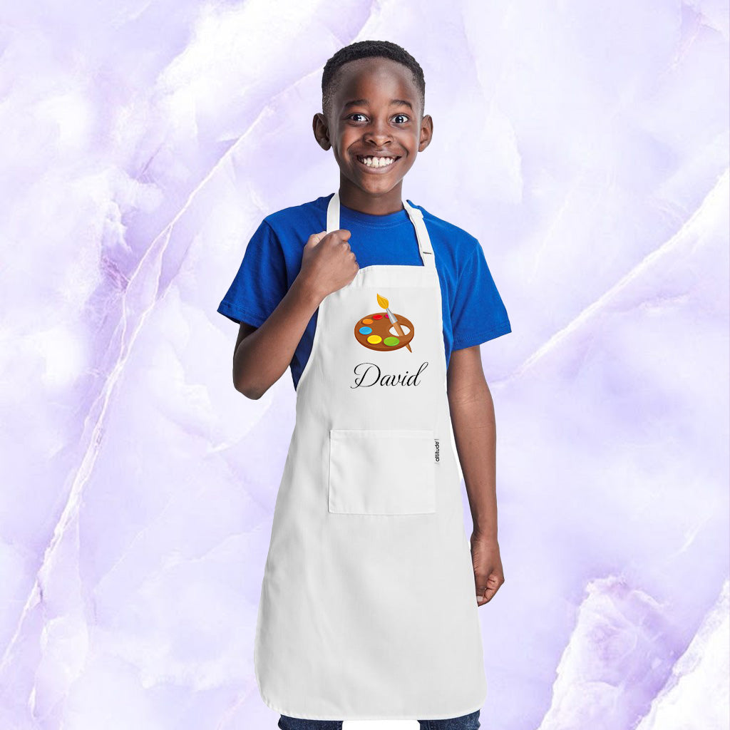 Kids Paint Art Trickle Bib Apron