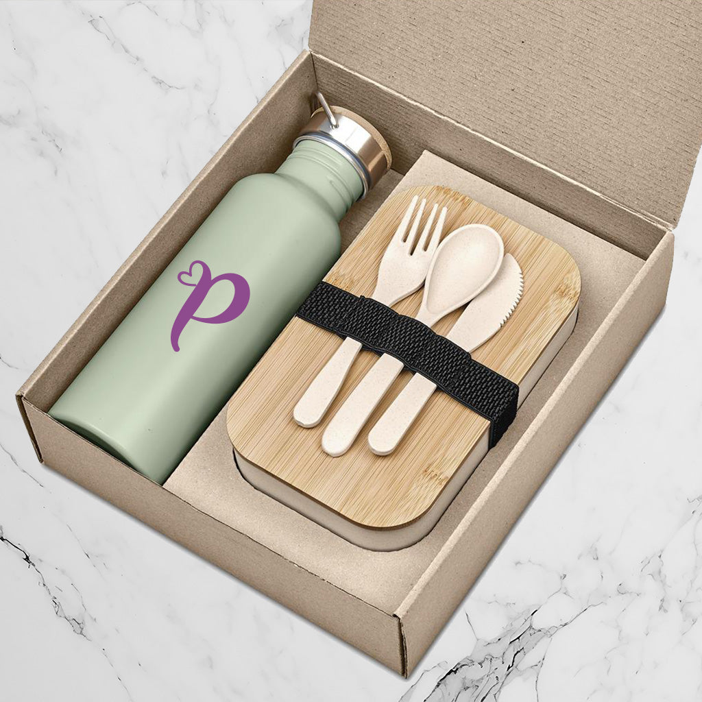 Patio Gift Set - Purple Initial