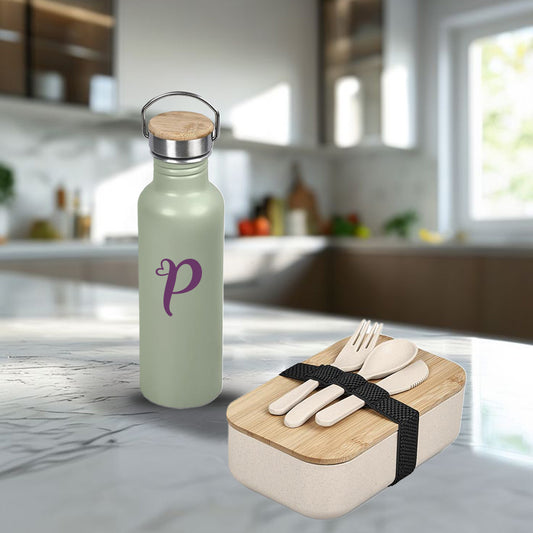 Patio Gift Set - Purple Initial