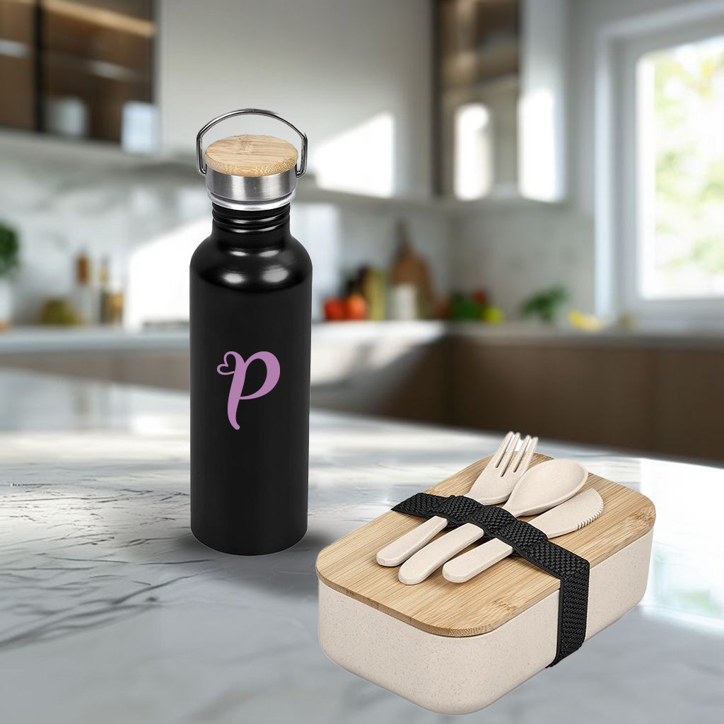 Patio Gift Set - Purple Initial