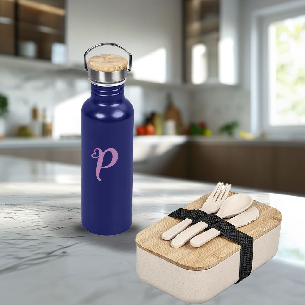 Patio Gift Set - Purple Initial