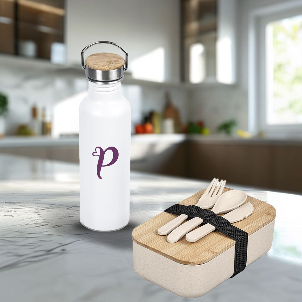Patio Gift Set - Purple Initial