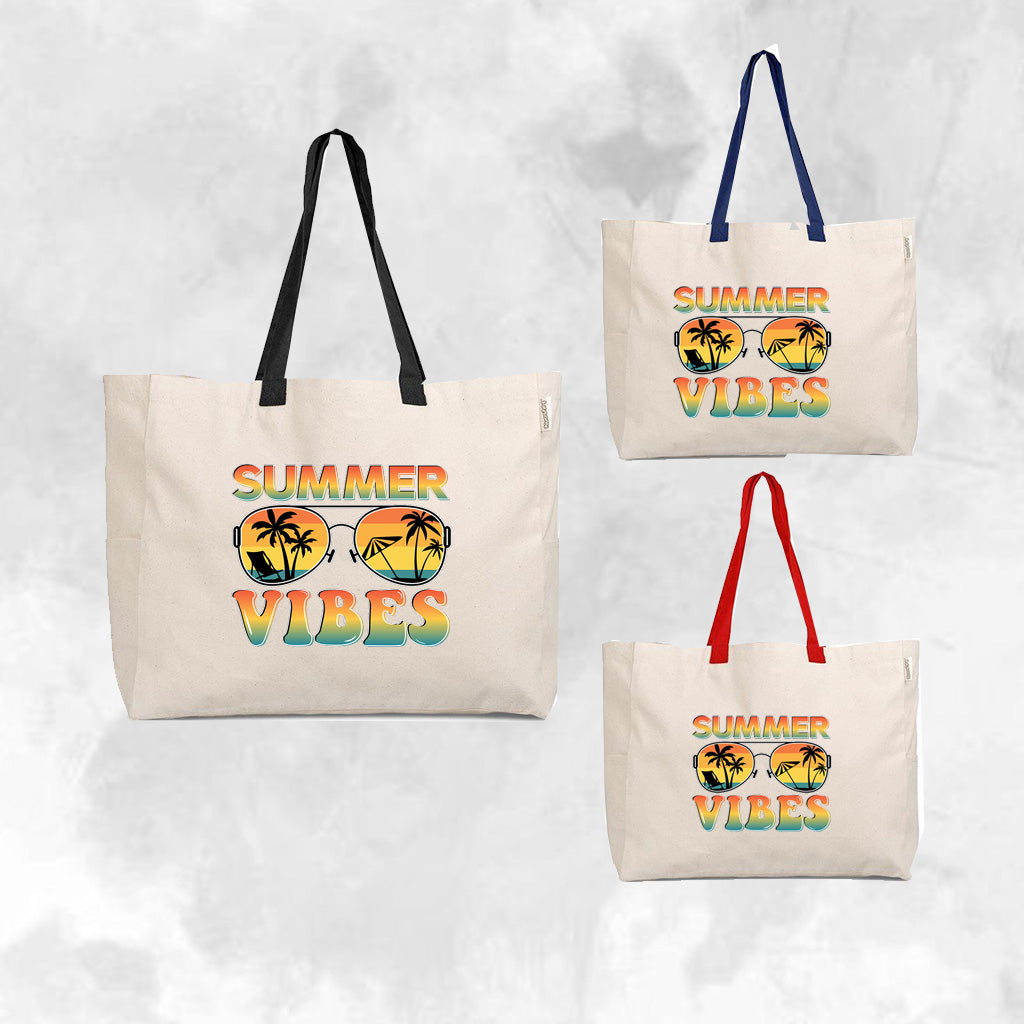 Kooshty Barbados Large Cotton Beach Bag