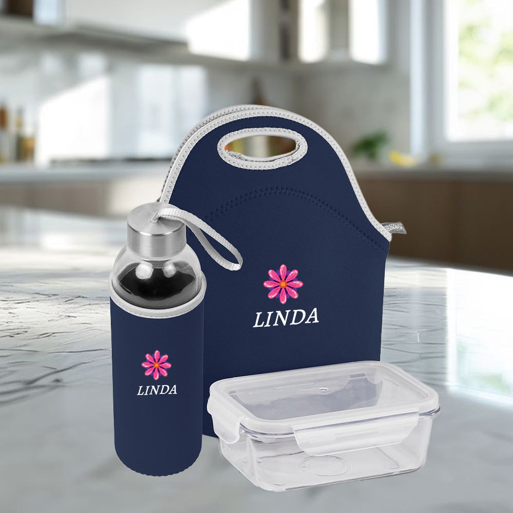 Tivan Refreshment Kit - Pink Flower + Name
