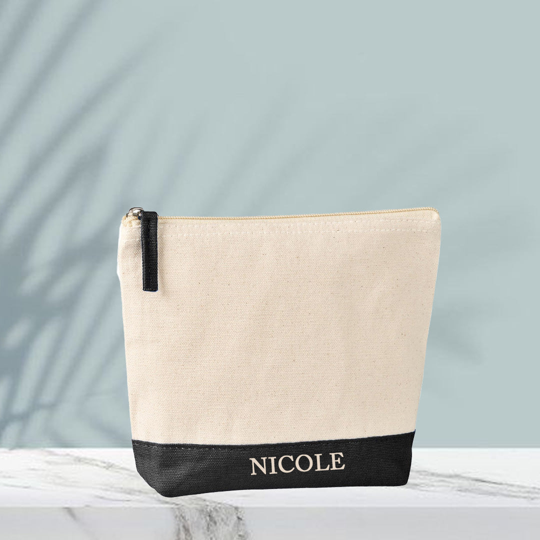 Cotton Ease Cosmetic Bag - Name ONLY