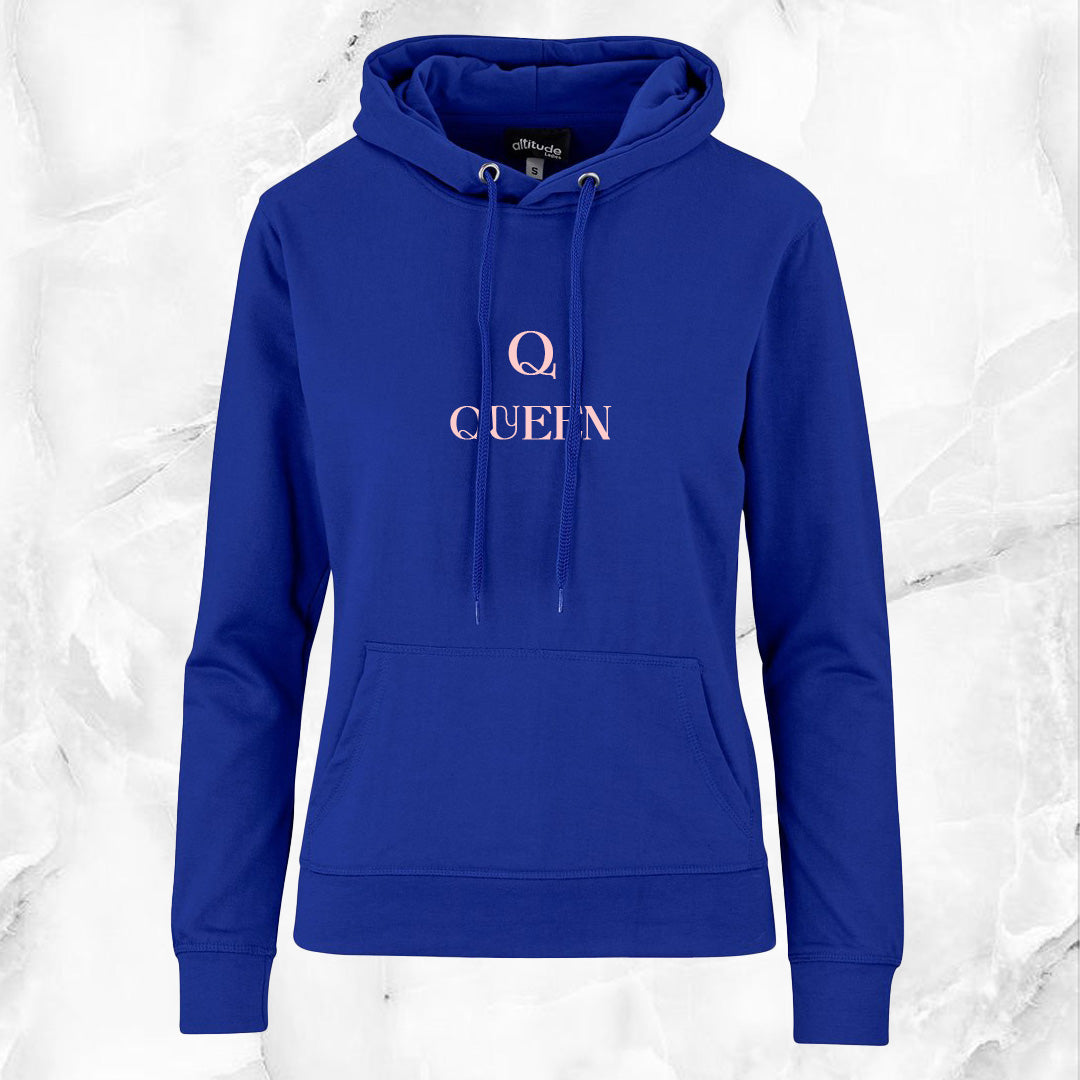 Ladies Essential Hooded Sweater - Pink Queen
