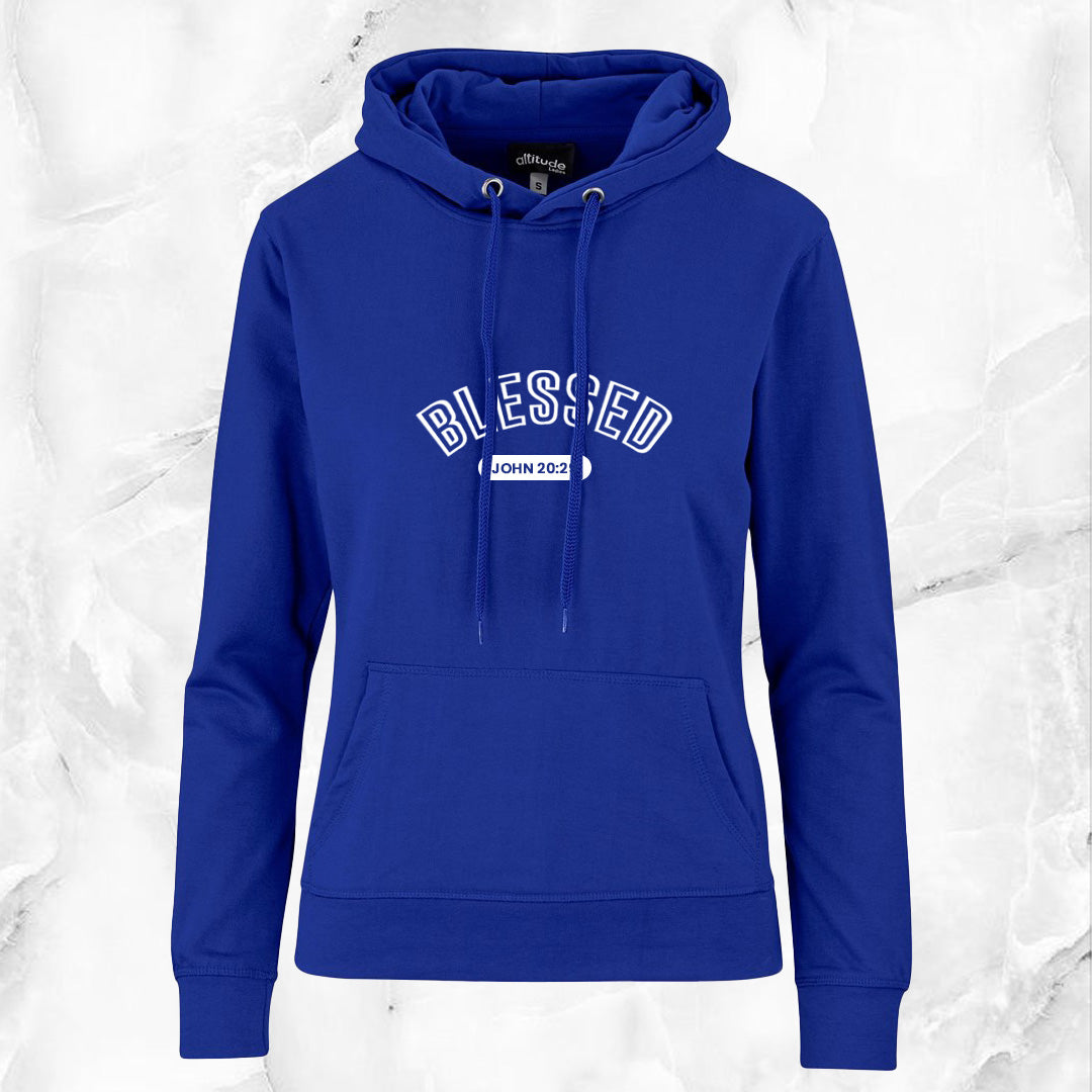 Ladies Essential Hooded Sweater - Blessed