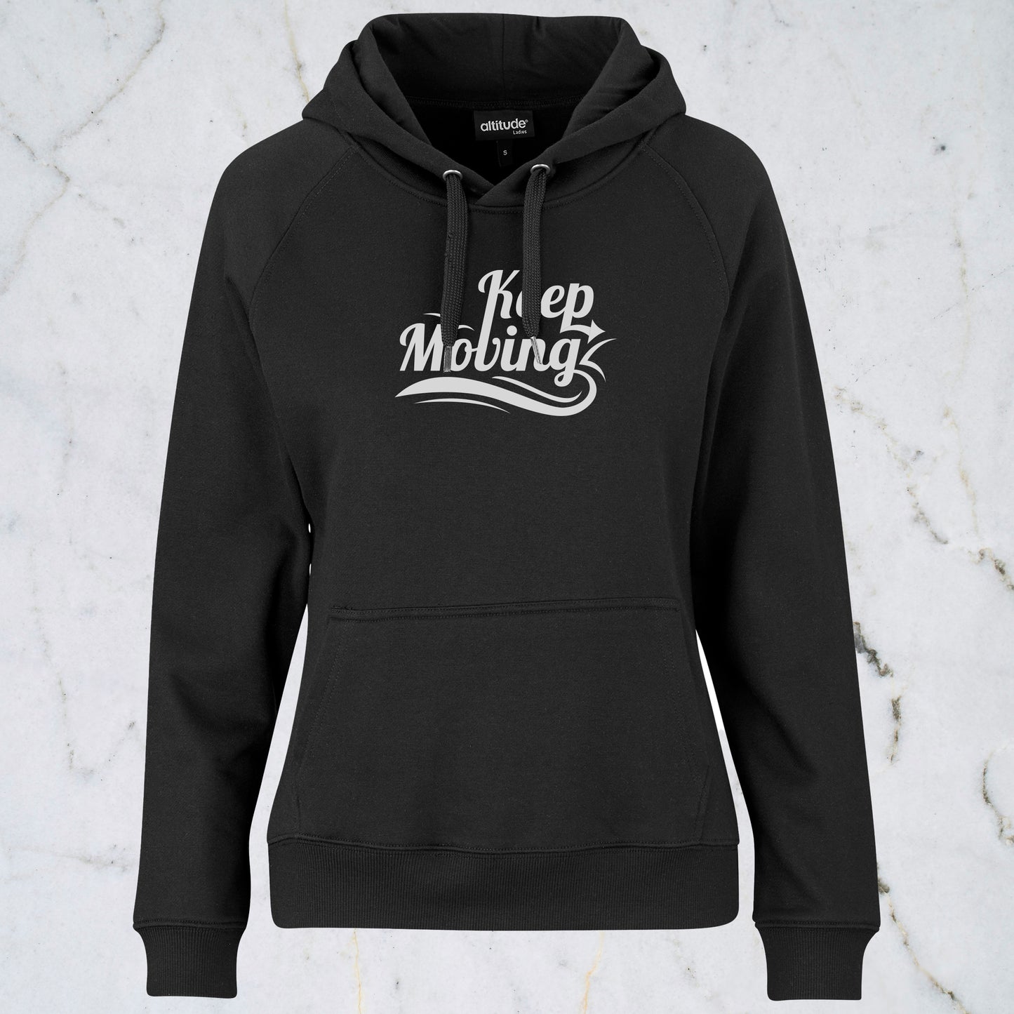 Ladies Camden Heritage Hooded Sweater - Keep Moving