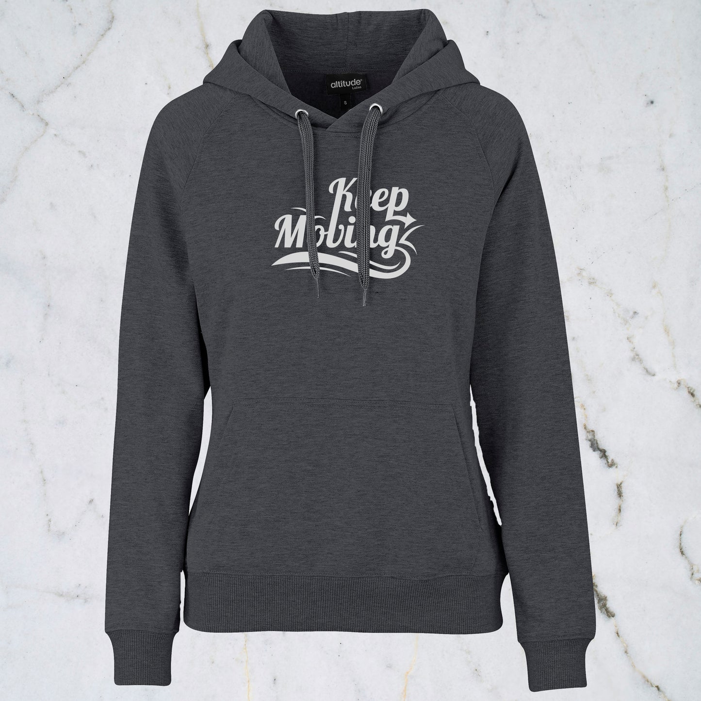 Ladies Camden Heritage Hooded Sweater - Keep Moving