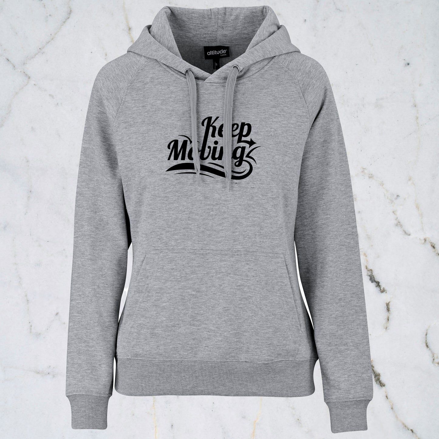 Ladies Camden Heritage Hooded Sweater - Keep Moving