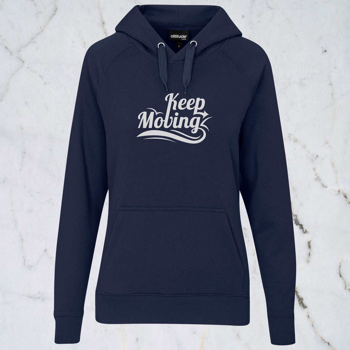 Ladies Camden Heritage Hooded Sweater - Keep Moving