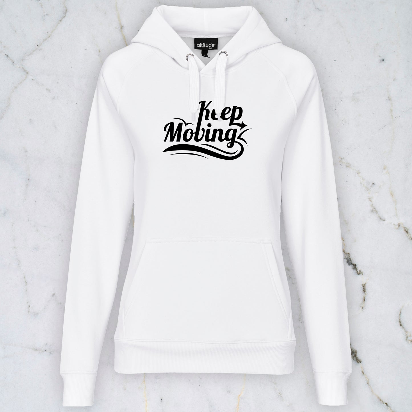 Ladies Camden Heritage Hooded Sweater - Keep Moving