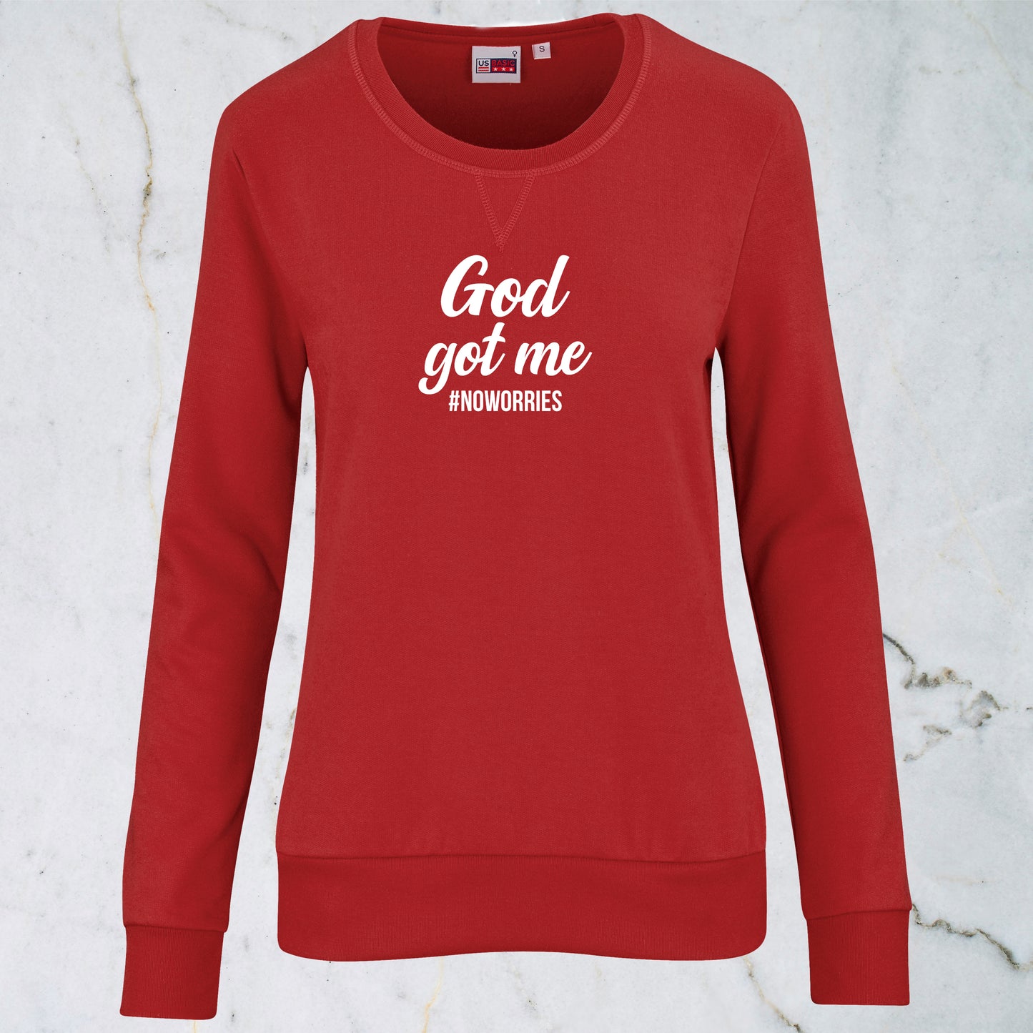 Ladies Regent Sweater - God got me