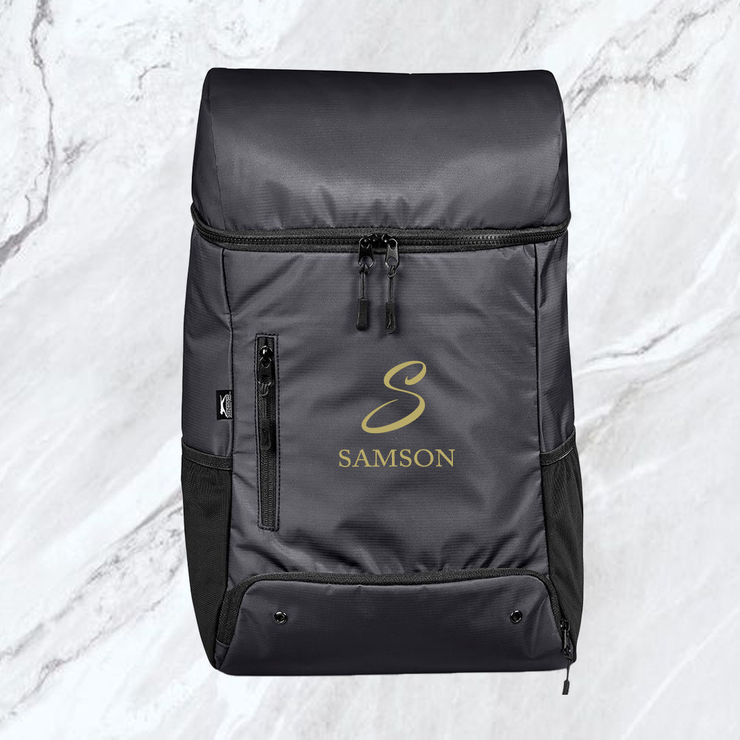 Venture Pro Water Resistant Backpack - Name + Initial (Gold)