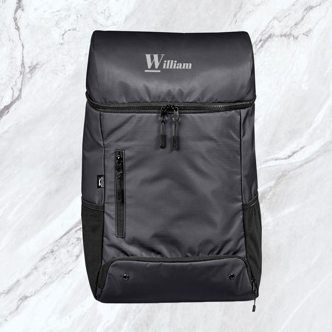 Venture Pro Water Resistant Backpack - Name (Bold Letter)