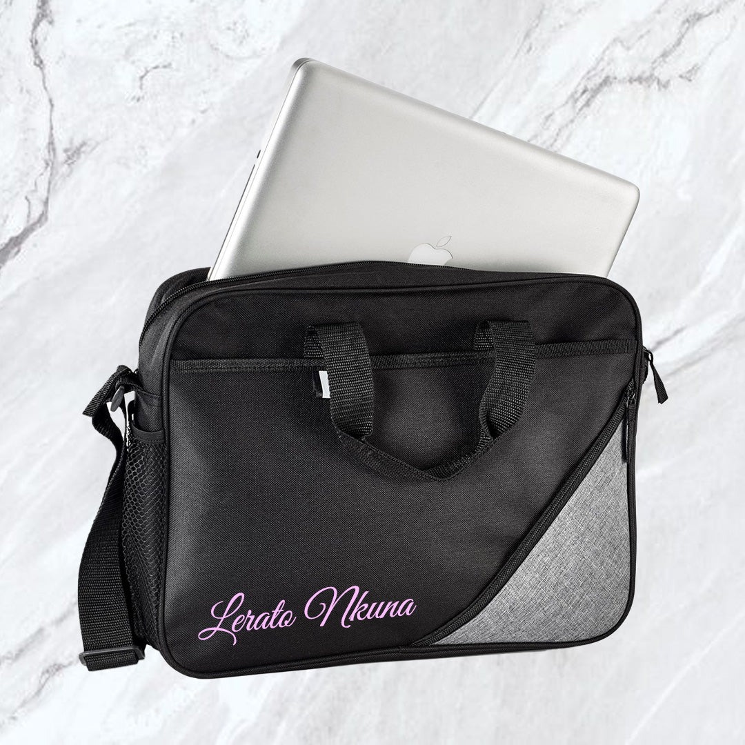 Eclipse Ridge Laptop Bag - Pink Names