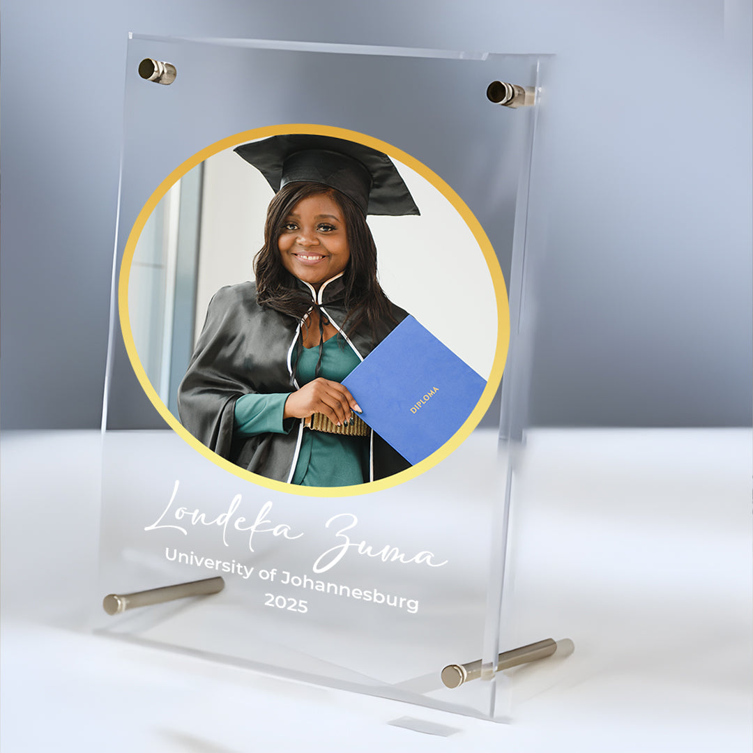 Personalised Acrylic Frame - Graduation Photo