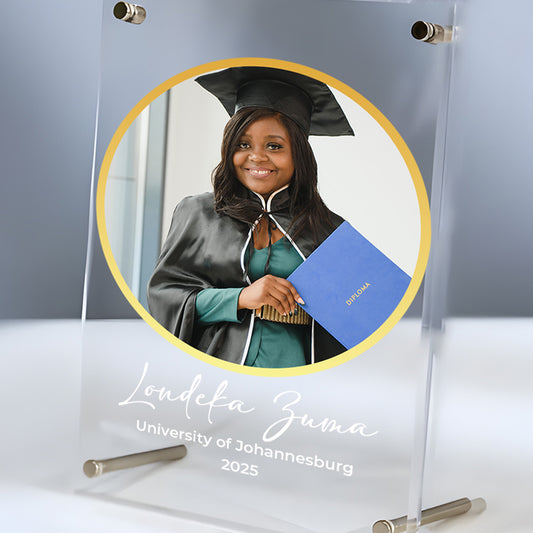 Personalised Acrylic Frame - Graduation Photo
