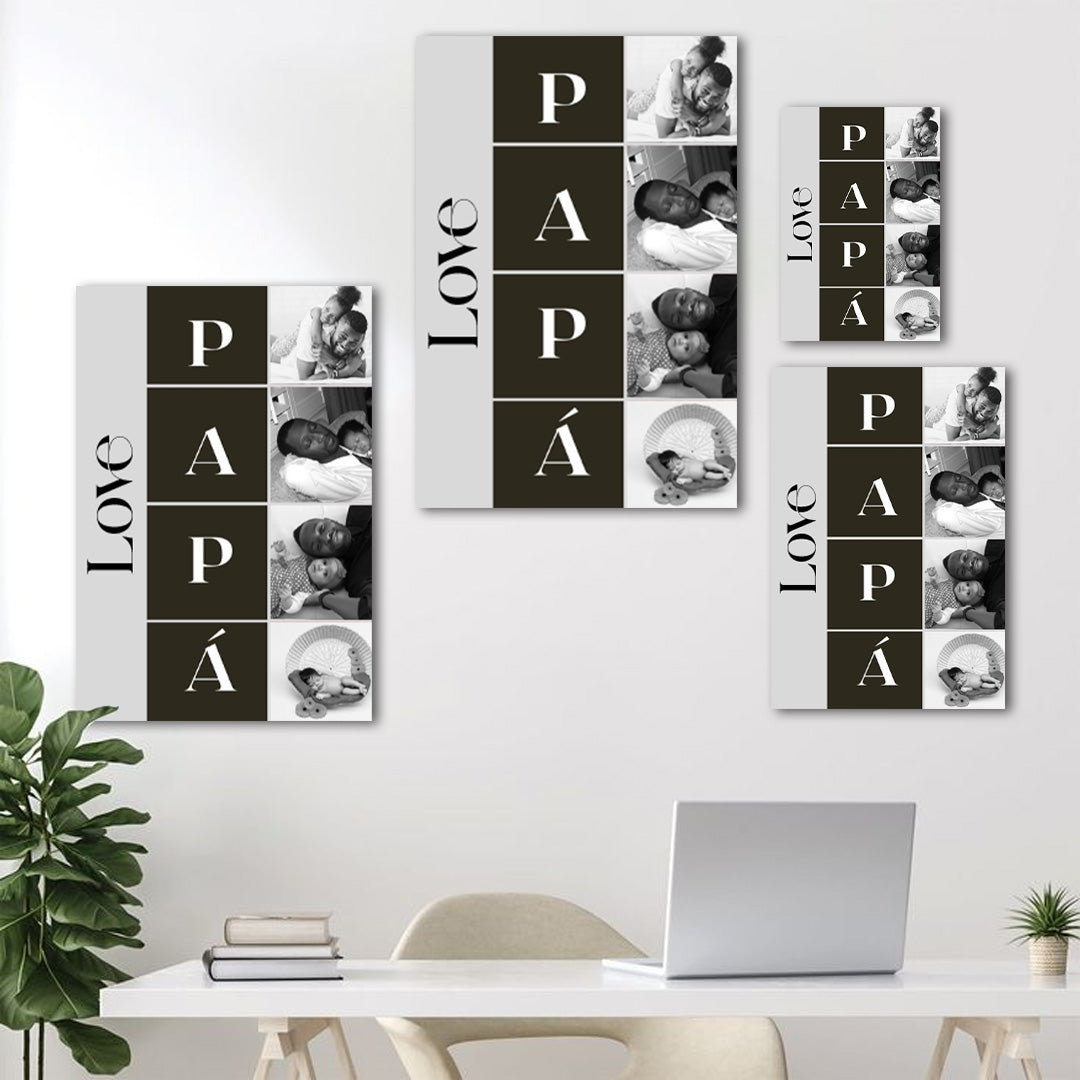 Personalised Canvas - Papa