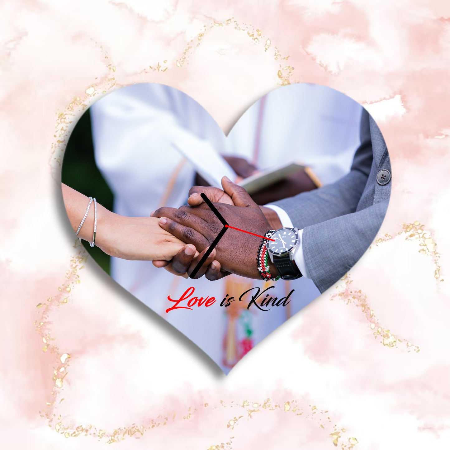 Personalised Wall Clock - Newly Weds
