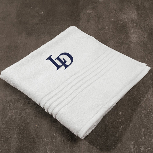 Personalised Blue Initials Hand Towel