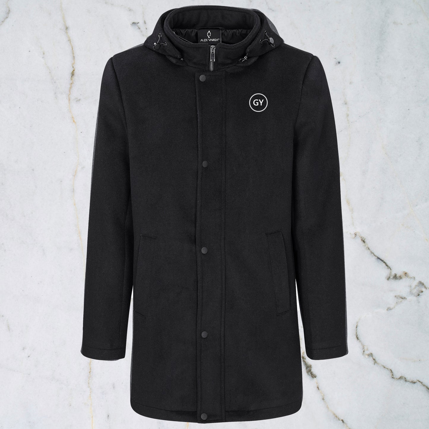 Mens Monterro Jacket - Initials + circle