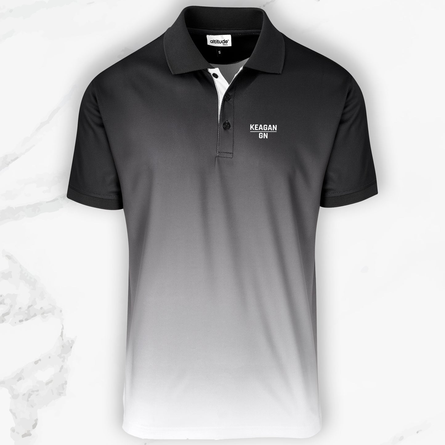 Mens Vanta Active Golf Shirt - Name + Initials