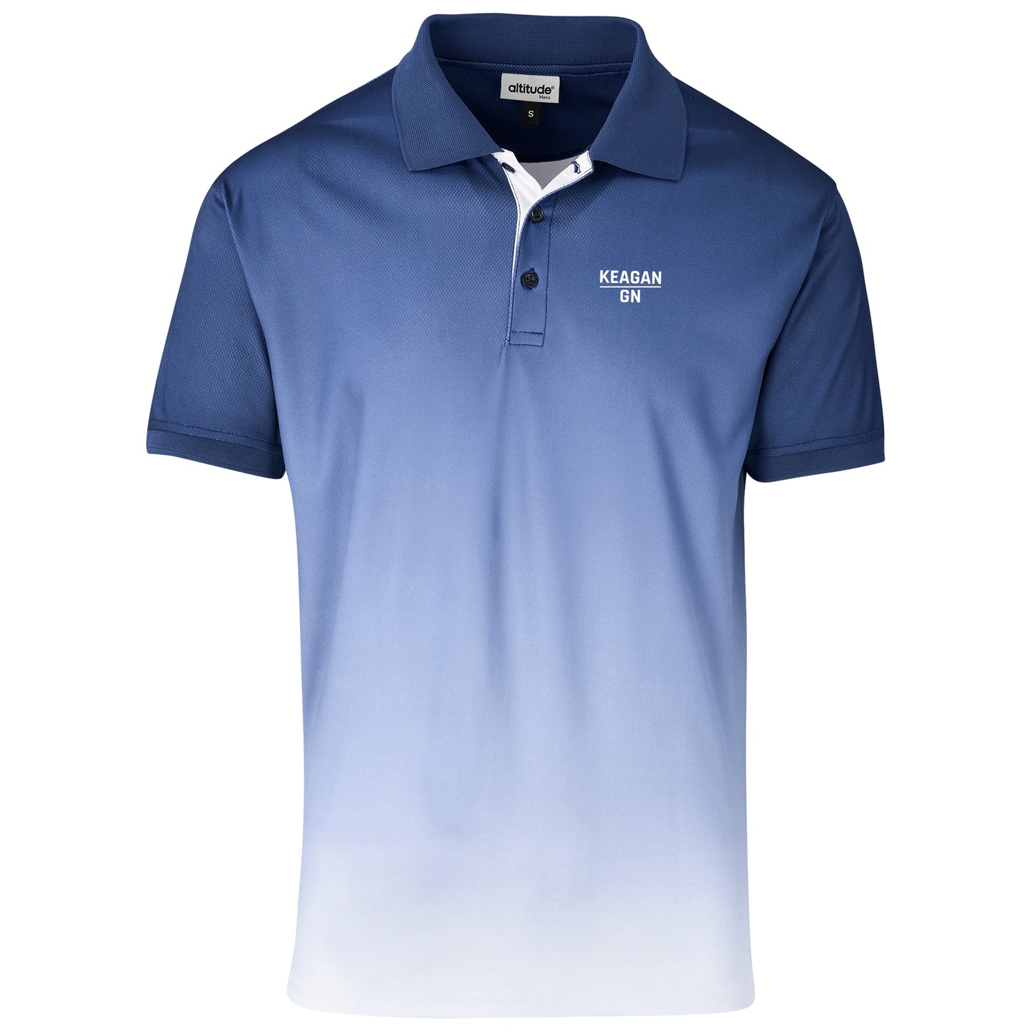 Mens Vanta Active Golf Shirt - Name + Initials