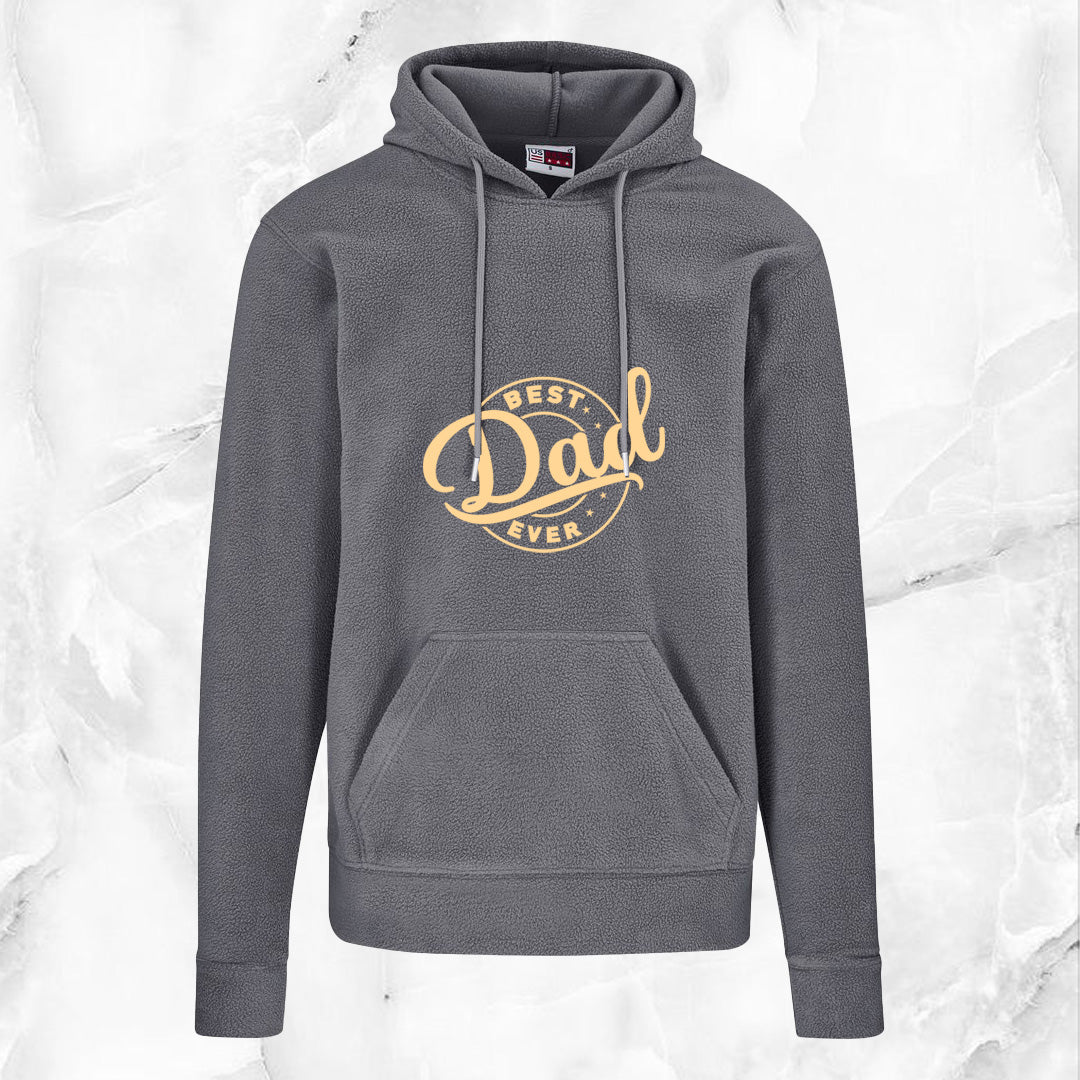 Mens Dawson Polar Fleece Hooded Sweater - Dad (Gold)