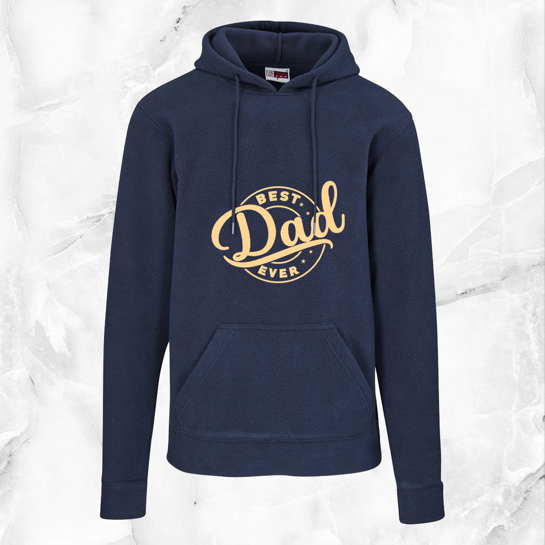 Mens Dawson Polar Fleece Hooded Sweater - Dad (Gold)