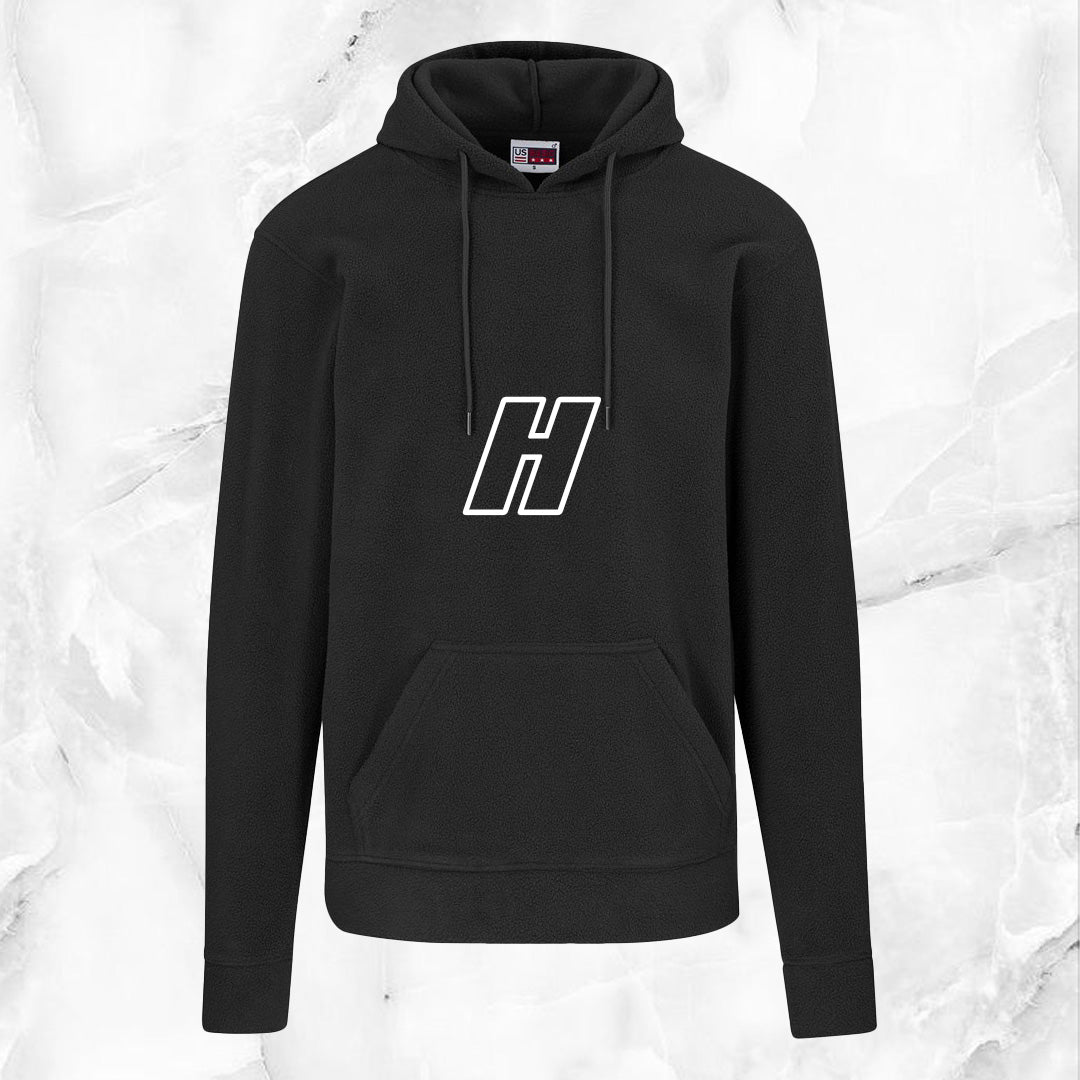 Mens Dawson Polar Fleece Hooded Sweater - Initial